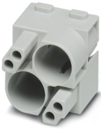 Socket contact insert, 2 pole, unequipped, crimp connection, 1417376