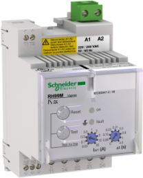 Residual current monitoring relay, Vigirex RH99M, 30 mA to 30 A, 220 VAC to 240 VAC 50/60 Hz, automatic reset