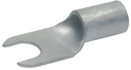 Uninsulated forked cable lug, 0.5-1.0 mm², M4, metal