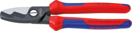 Cable Shears with twin cutting edge with multi-component grips 200 mm