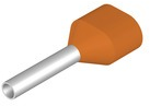 Insulated Wire end ferrule, 0.5 mm², 14 mm/8 mm long, orange, 9004440000