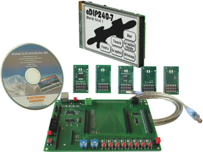 EA EVALEDIP240J DISPLAY VISIONS Display Kits