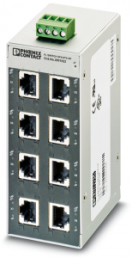 Ethernet switch, unmanaged, 8 ports, 100 Mbit/s, 24 VDC, 2891929