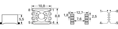 00 5535 03 Neosid Coupled Inductors