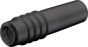 1 mm insulating grommet, solder connection, 0.25 mm², black, 22.2070-21