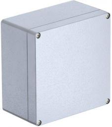 Die-cast aluminum enclosure, (L x W x H) 160 x 160 x 90 mm, silver gray (RAL 7001), IP66, 2011320