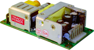 Open frame switching power supply, 5/±12 VDC, 6 A, 55 W, TOP 60522