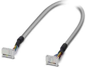 Connecting line, 1.5 m, IDC/FLK socket connector angled to IDC/FLK socket connector angled, 0.129 mm², AWG 26, 2299220