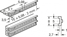 Component insulating strips