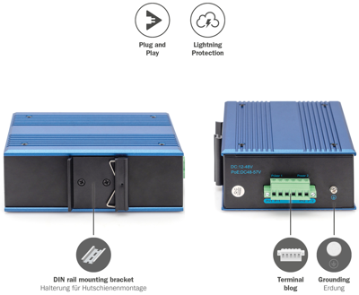 DN-651148 DIGITUS Industrial ethernet switches Image 4