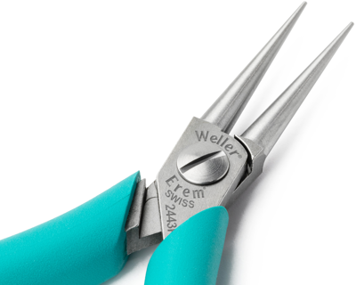 2443P Weller Erem Flat Nose Pliers, Snipe Nose Pliers, Round Nose Pliers, Needle Nose Pliers Image 3
