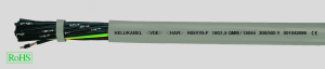 PVC control line H05VV5-F (NYSLYÖ-JZ) 12 x 1.5 mm², AWG 16, unshielded, gray