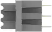 166733-4 AMP DIN PCB Connectors Image 2
