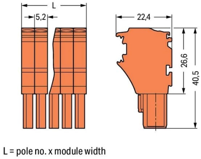 2022-114/000-012 WAGO PCB Connection Systems Image 2