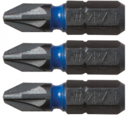 Screwdriver bit, PZ1, Pozidriv, L 25 mm, T4560 PZ1D