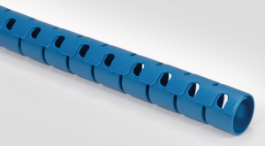 Cable protection conduit, 16 mm, blue, PP, 161-66100