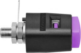 Quick pressure clamp, purple, 30 VAC/60 VDC, 16 A, thread, nickel-plated, SDK 504 / PVI