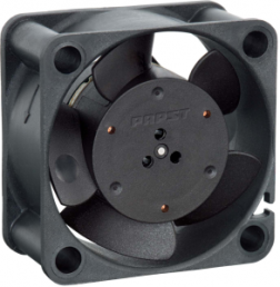 DC axial fan, 12 V, 40 x 40 x 20 mm, 10 m³/h, 18 dB, slide bearing, ebm-papst, 412/2-036
