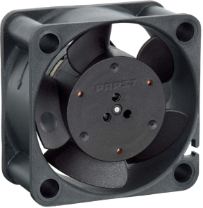 DC axial fan, 5 V, 40 x 40 x 20 mm, 10 m³/h, 18 dB, slide bearing, ebm-papst, LÜFTER 405