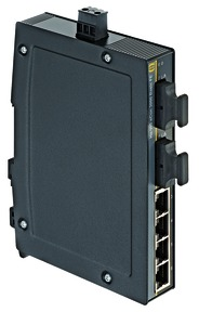 Ethernet switch, unmanaged, 6 ports, 100 Mbit/s, 24-48 VDC, 24030042210