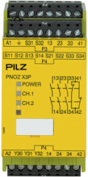 Monitoring relays, safety switching device, 3 Form A (N/O) + 1 Form B (N/C), 8 A, 240 V (DC), 240 V (AC), 777313