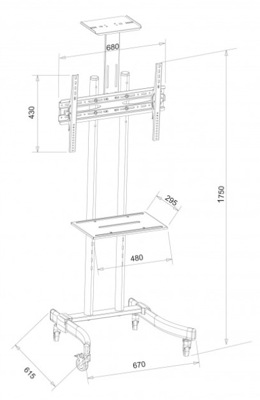 ICA-TR23 EFB-Elektronik Monitor mount Image 3