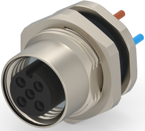 Circular connector, 2 pole, screw locking, straight, T4171110002-001