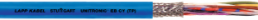 PVC data cable, 3-wire, 0.75 mm², blue, 0012621