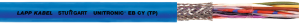 PVC data cable, 10-wire, 0.75 mm², blue, 0012626
