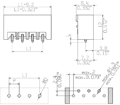1841350000 Weidmüller PCB Connection Systems Image 3