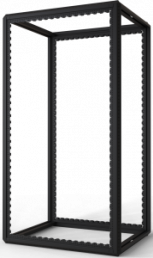 38 U cabinet rack, (H x W x D) 1800 x 800 x 1000 mm, steel, black gray, 20630-098