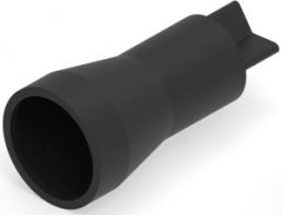 End connectorwith insulation, 0.8-8.0 mm², AWG 18 to 8, black, 32.08 mm