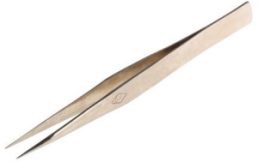ESD precision tweezers, stainless steel, 125 mm, AASL