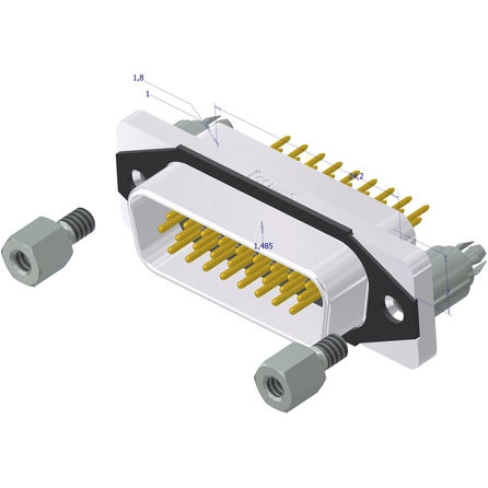 15-007593 CONEC D-Sub Connectors Image 2