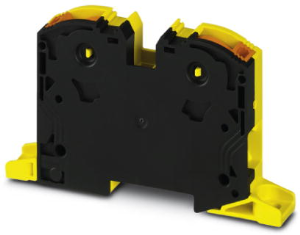 High current terminal, plug-in connection, 2.5-35 mm², 1 pole, 125 A, 8 kV, yellow/black, 3212082