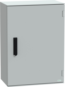 Control cabinet, (H x W x D) 747 x 536 x 300 mm, IP66, polyester, light gray, NSYPLM75VG