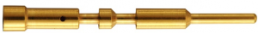 Pin contact, 0.14-1.0 mm², AWG 26-17, crimp connection, gold-plated, 09156006101