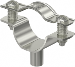 Spacer clamp, max. bundle Ø 25 mm, stainless steel, (L x W) 51 x 18 mm