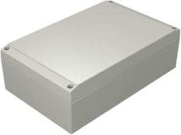 Aluminum enclosure, (L x W x H) 220 x 140 x 72 mm, gray (RAL 7038), IP66, 041422070
