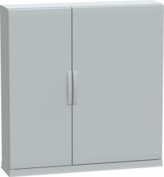 Control cabinet, (H x W x D) 1250 x 1250 x 320 mm, IP54, polyester, light gray, NSYPLAZ12123G