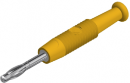 2 mm plug, solder connection, 0.5 mm², CAT O, yellow, MSTF 2 GELB