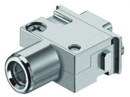 Socket contact insert, 1 pole, equipped, axial screw connection, 09140012732