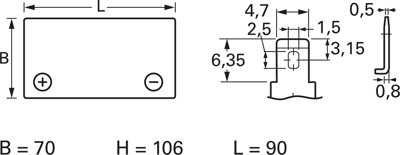 NP4-12 Yuasa Lead-Acid Batteries, Lithium-Ion Batteries Image 2