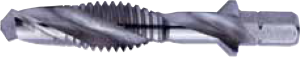 Tapping tool, bit, 39 mm, M4, spiral length 3.3 mm, DIN 3126, 05902