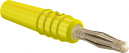 2 mm plug, solder connection, 0.5 mm², yellow, 22.2618-24