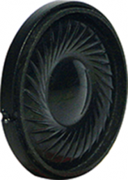 Small speaker, 50 Ω, 77 dB, 300 Hz to 20 kHz, black