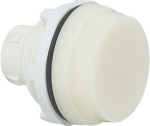 Signal light, illuminable, waistband round, white, mounting Ø 30 mm, T10SA50