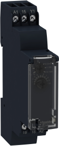 Time relay, 0.1 s to 100 h, delayed switch-off, 24-240 VAC, 0.01 A/250 VAC, RE17LCBM