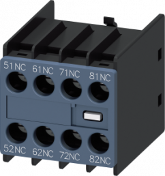 Auxiliary switch, 10 A, 4 Form B (N/C), screw connection, 3RH2911-1GA04