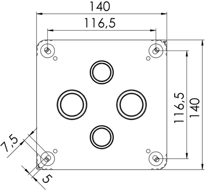 10062210 WISKA Flush-mounted Boxes, Junction Boxes Image 2